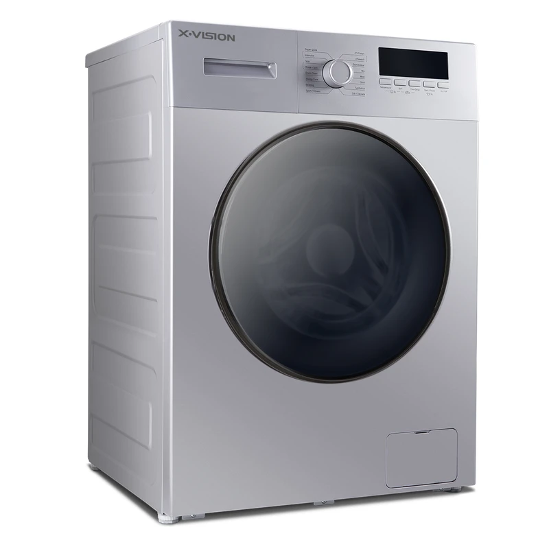 ماشین لباسشویی درب از جلو ایکس ویژن مدل TE62-AW/AS ظرفیت 6 کیلوگرم