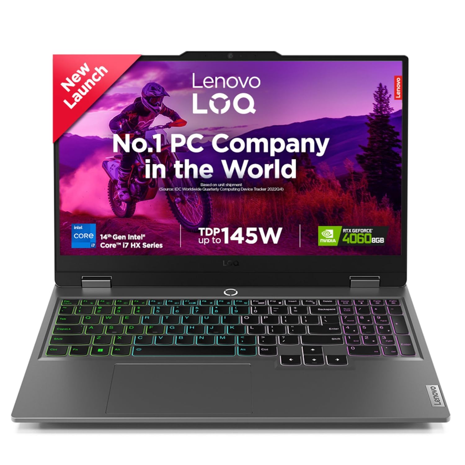 لپ تاپ 15.6" اینچی لنوو Lenovo LOQ 2024 Core i7-14700HX/16GB/512GB/8-4060