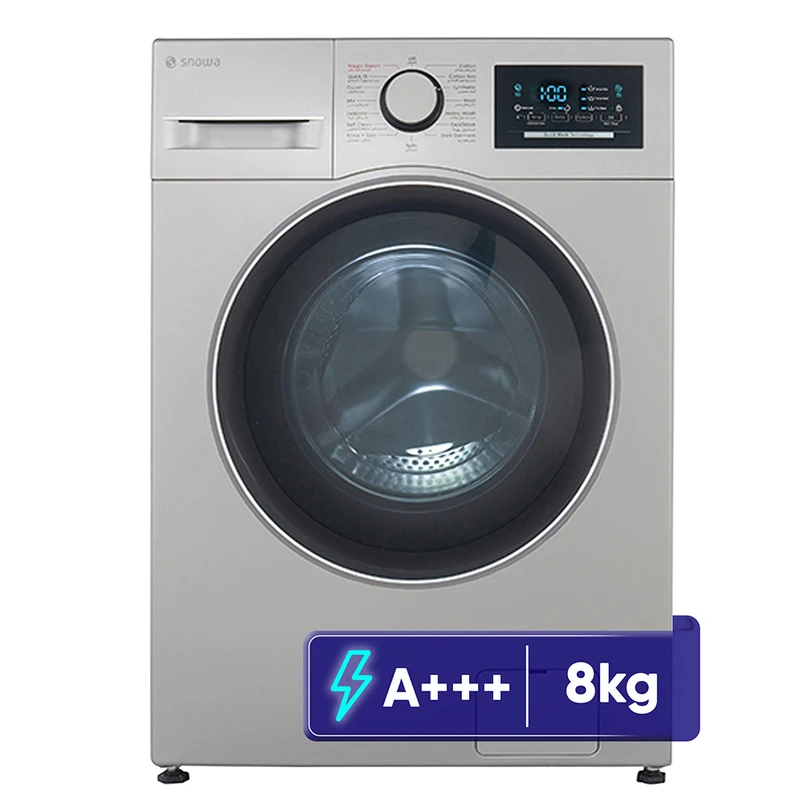 ماشین لباسشویی 8 کیلوگرم اتوماتیک اسنوا مدل SWM-A81