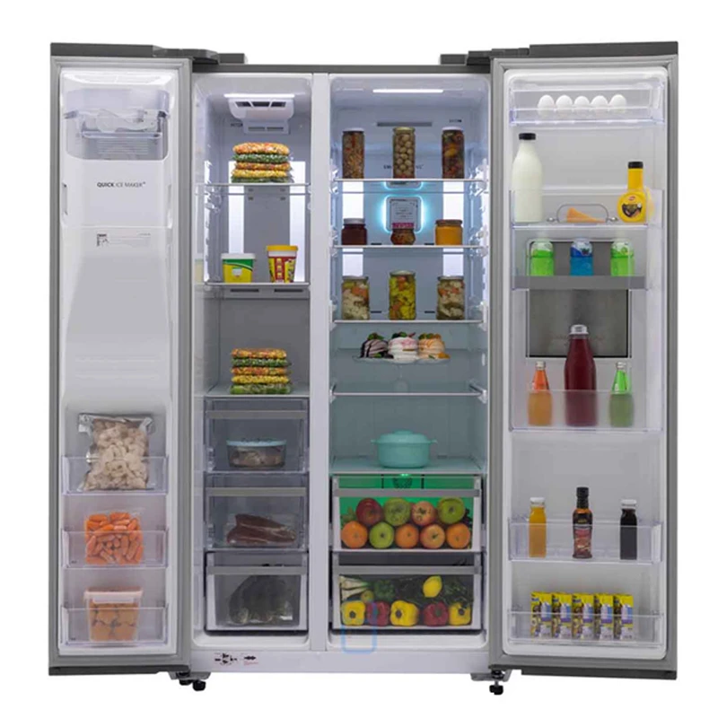 یخچال فریزر ساید بای ساید 27 فوت اسنوا مدل S1Di-S110-W